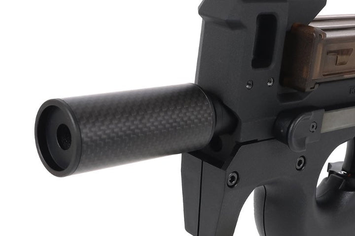Laylax MODE - 2 Carbon Fiber FAT Silencer (14mm CCW, L: 70mm) - Bang Bang Airsoft