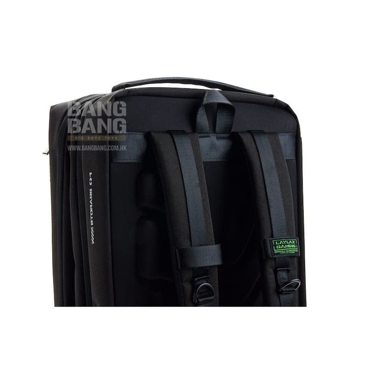 Laylax Multi Gaming Ruck (Dimensions: H510mm × W320mm × D215mm) - Black - Bang Bang Airsoft