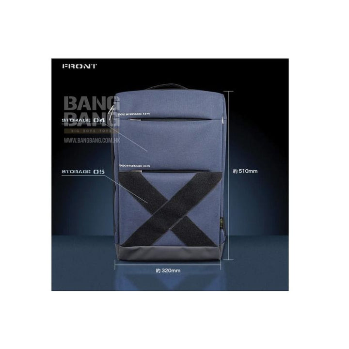 Laylax Multi Gaming Ruck (Dimensions: H510mm × W320mm × D215mm) - Black - Bang Bang Airsoft
