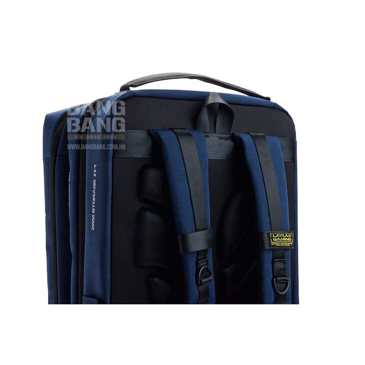 Laylax Multi Gaming Ruck (Dimensions: H510mm × W320mm × D215mm) - Navy - Bang Bang Airsoft