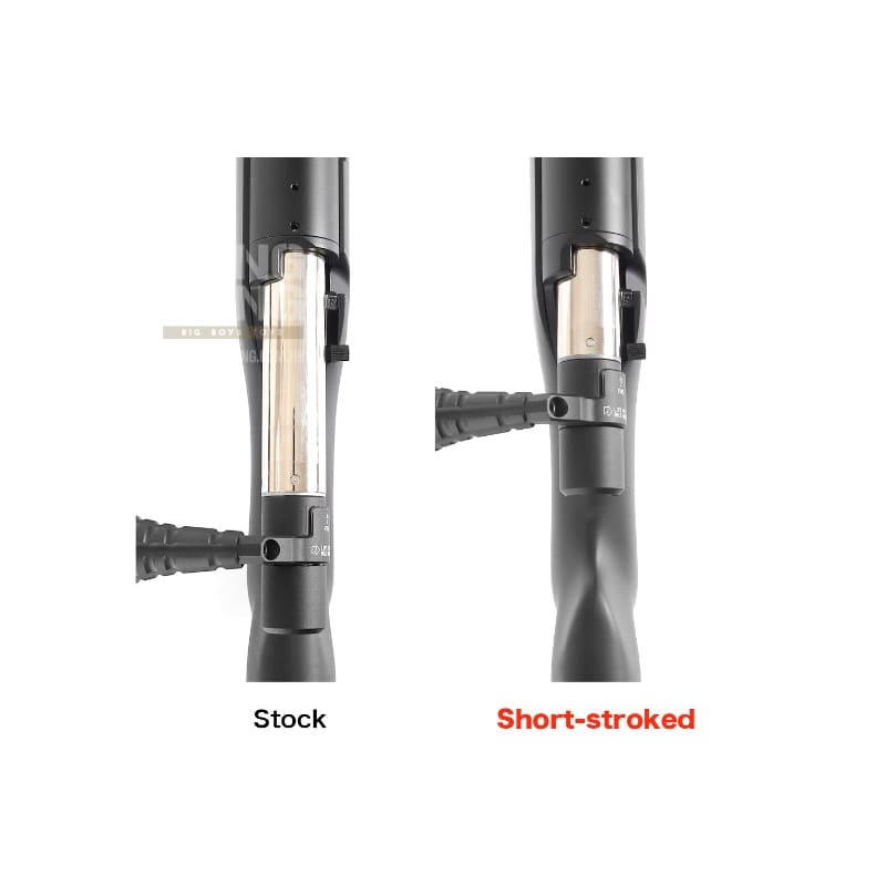 Laylax PSS 50mm Short Stroke Spacer for Tokyo Marui VSR - 10 Sniper Rifles Series - Black - Bang Bang Airsoft