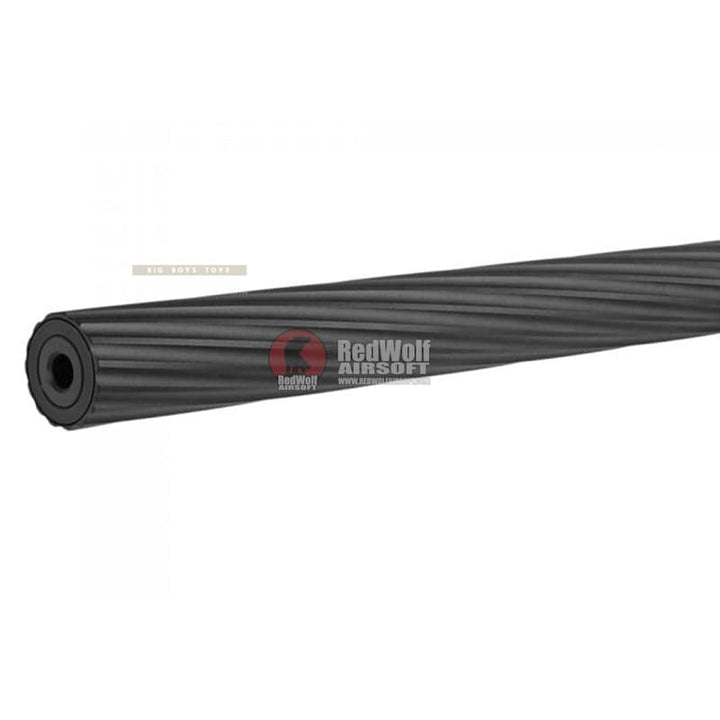 Laylax PSS Fluted Outer Barrel for VSR - 10 Series (Twist Type) - Black - Bang Bang Airsoft