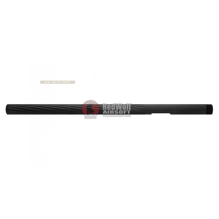Laylax PSS Fluted Outer Barrel for VSR - 10 Series (Twist Type) - Black - Bang Bang Airsoft