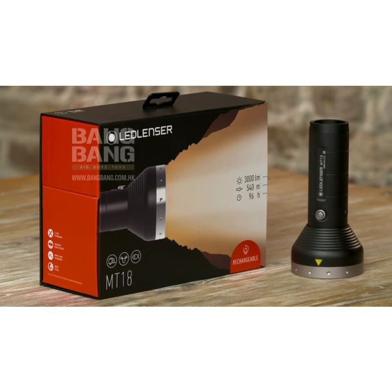 Ledlenser® MT18 Rechargeable Outdoor Flashlight - Bang Bang Airsoft