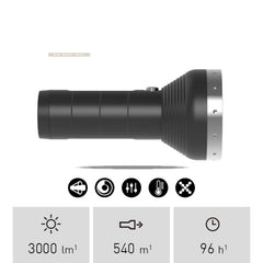 Ledlenser® mt18 rechargeable outdoor flashlight flash light