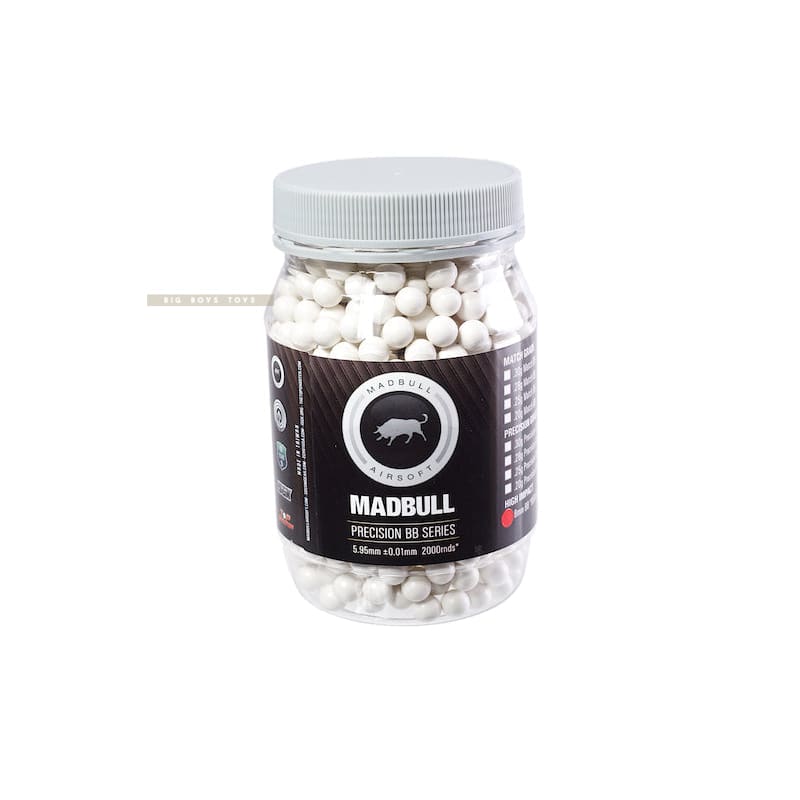 Madbull 0.48g High Impact 8mm BB 850rds - Bang Bang Airsoft