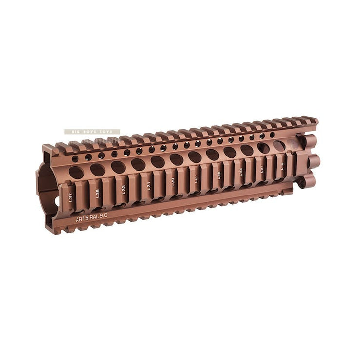 Madbull 9 Inch Daniel Defense Lite Rail Picatinny Handguard (Sand) - Bang Bang Airsoft