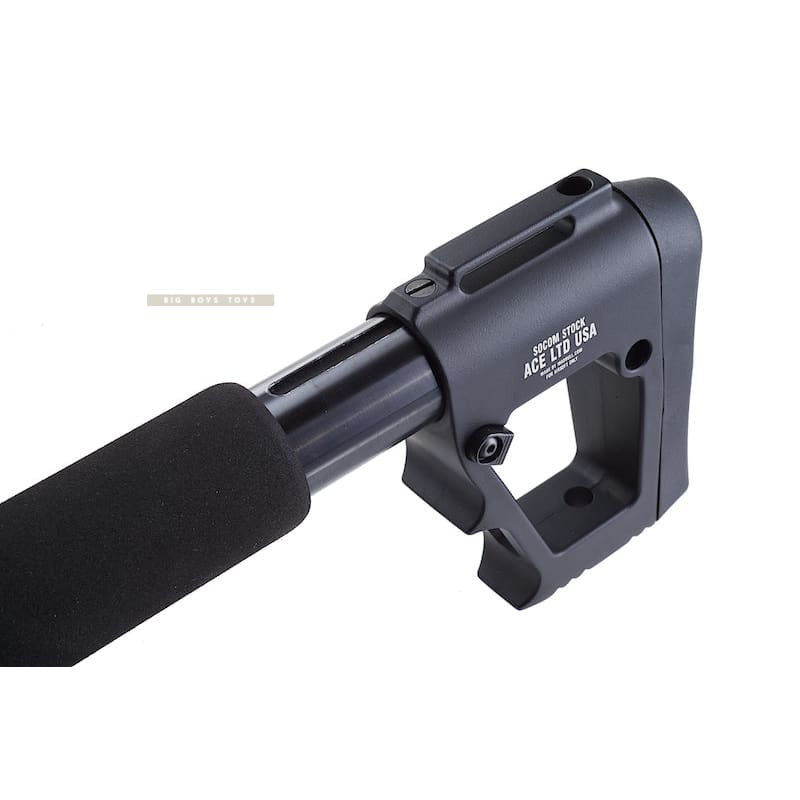 Madbull ACE SOCOM stock for M4 AEG (Black) - Bang Bang Airsoft