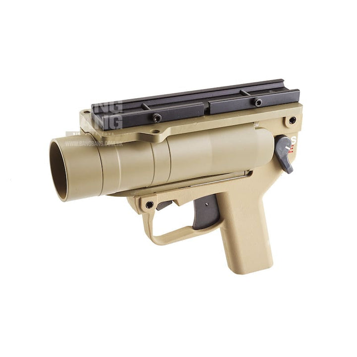 Madbull AGX Pistol BB / Paintball Launcher - Light Version (Tan) - Bang Bang Airsoft