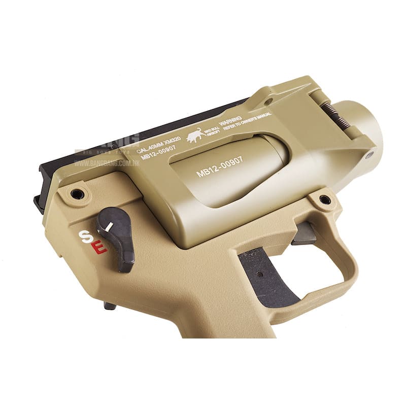 Madbull AGX Pistol BB / Paintball Launcher - Light Version (Tan) - Bang Bang Airsoft