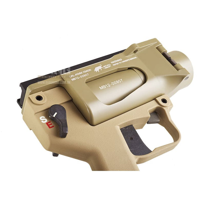 Madbull AGX Pistol BB / Paintball Launcher - Light Version (Tan) - Bang Bang Airsoft