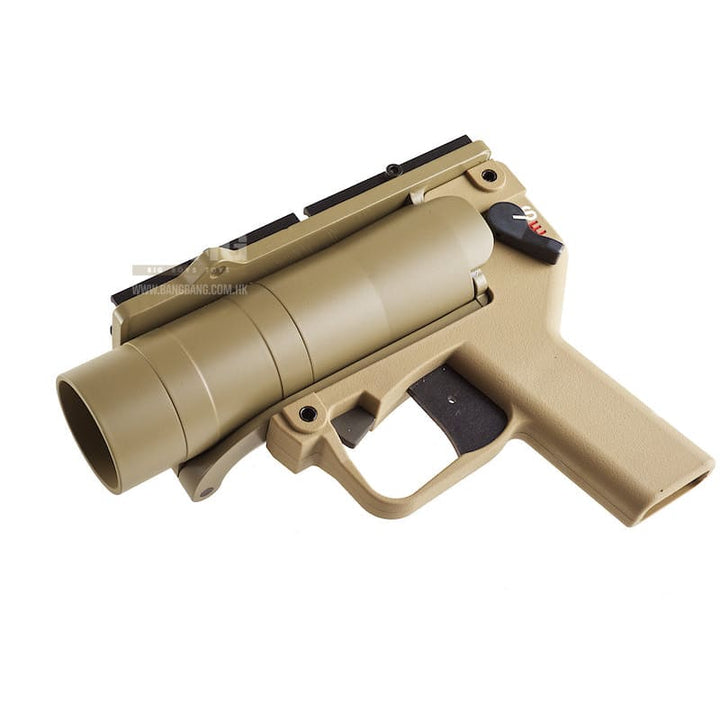 Madbull AGX Pistol BB / Paintball Launcher - Light Version (Tan) - Bang Bang Airsoft