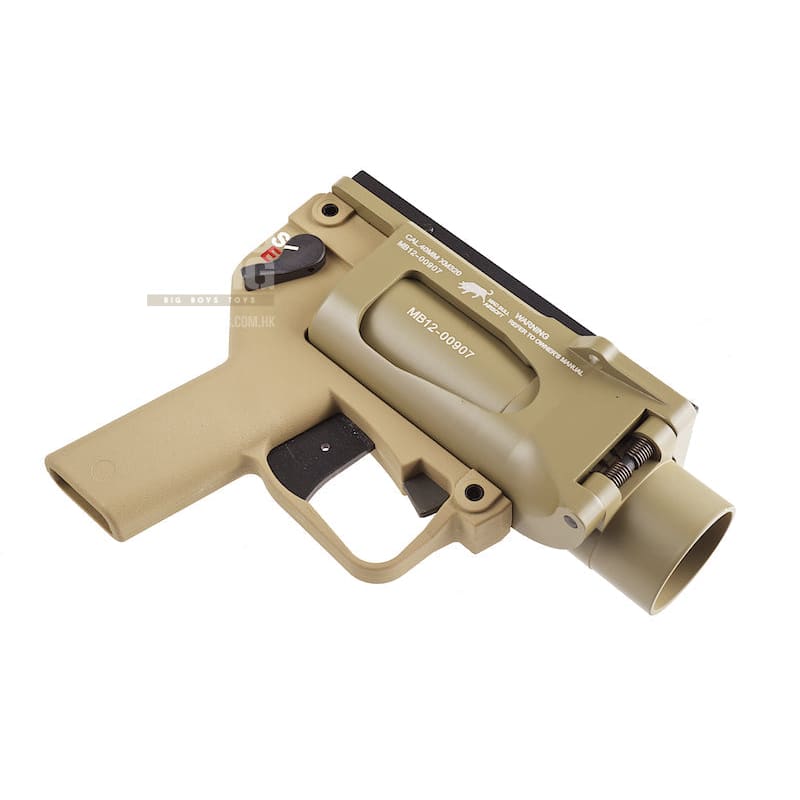 Madbull AGX Pistol BB / Paintball Launcher - Light Version (Tan) - Bang Bang Airsoft