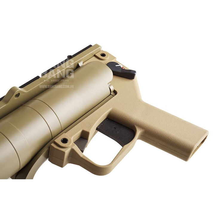 Madbull AGX Pistol BB / Paintball Launcher - Light Version (Tan) - Bang Bang Airsoft