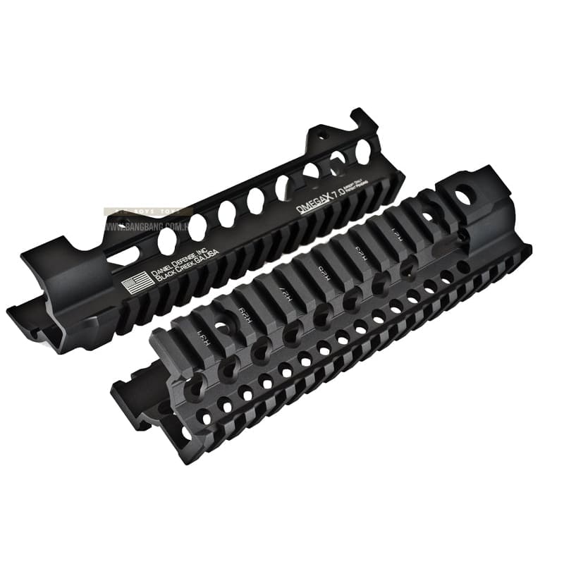 Madbull Daniel Defense Omega X Rail (7 Inch / Black) - Bang Bang Airsoft