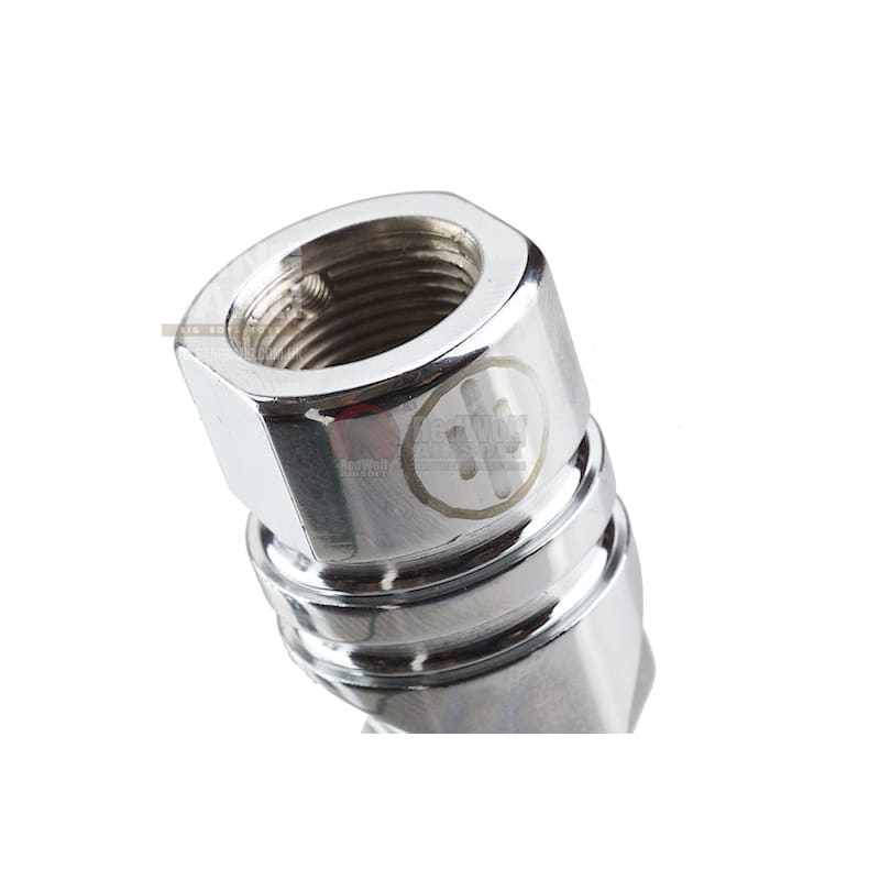 Madbull DNTC Compensator (Chrome Silver, 14mm CCW) - Bang Bang Airsoft