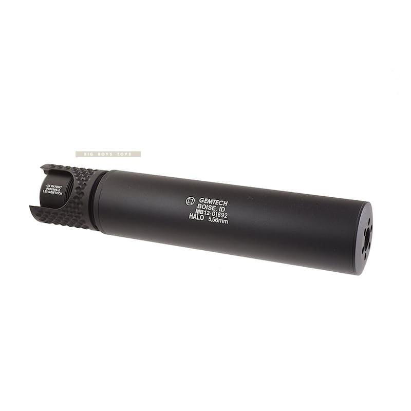 Madbull Gemtech Halo Silencer (Black) - Bang Bang Airsoft