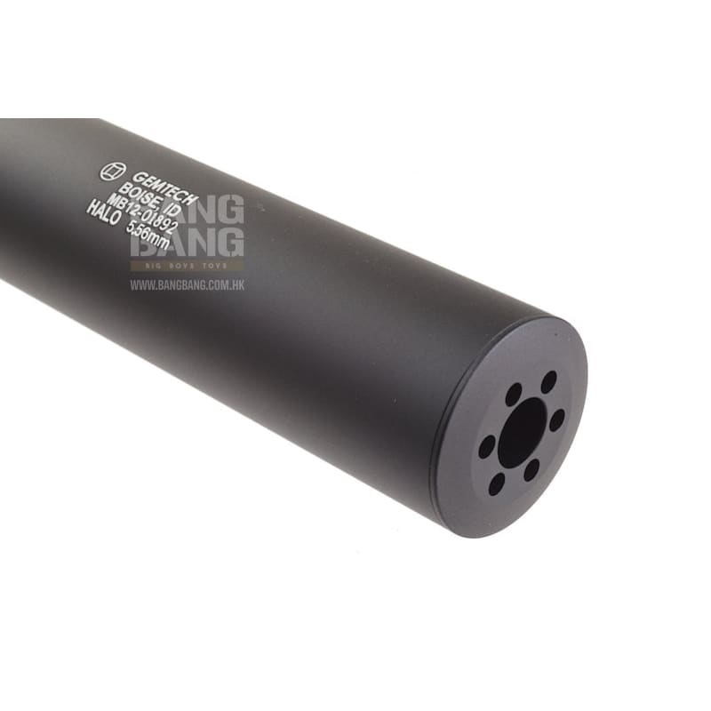 Madbull Gemtech Halo Silencer (Black) - Bang Bang Airsoft
