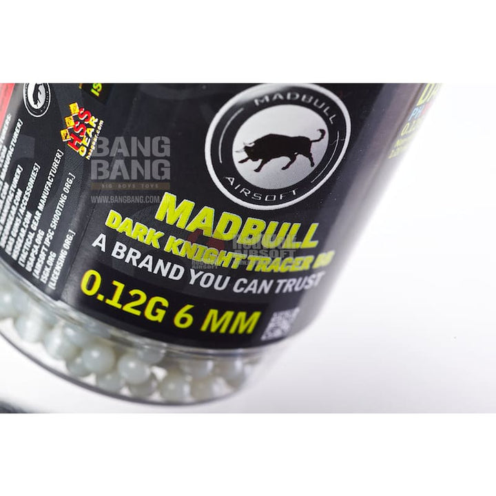 Madbull Phantom 0.12g Dark Knight Tracer BB 2000rds (Clear B - Bang Bang Airsoft