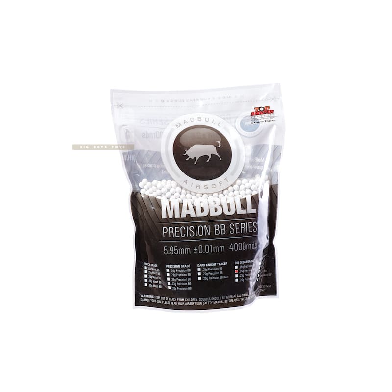 Madbull precision 0.25g bio-degradable bb 4000 rds (bag)