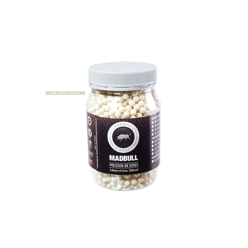 Madbull Precision 0.25g Dark Knight Tracer BB 2000rds (Bottl - Bang Bang Airsoft