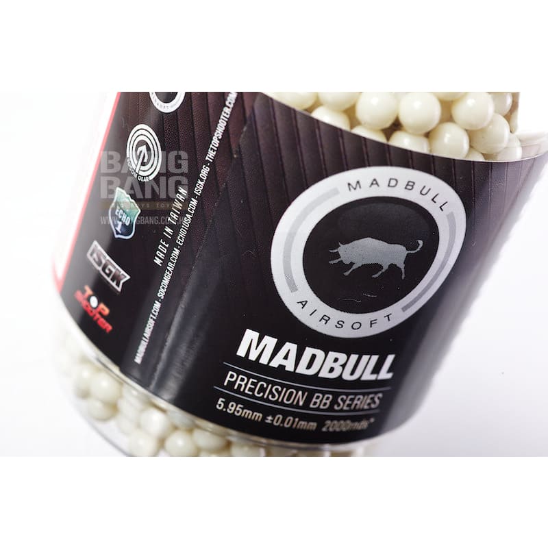 Madbull Precision 0.2g Dark Knight Tracer BB (Red) 2000rds ( - Bang Bang Airsoft
