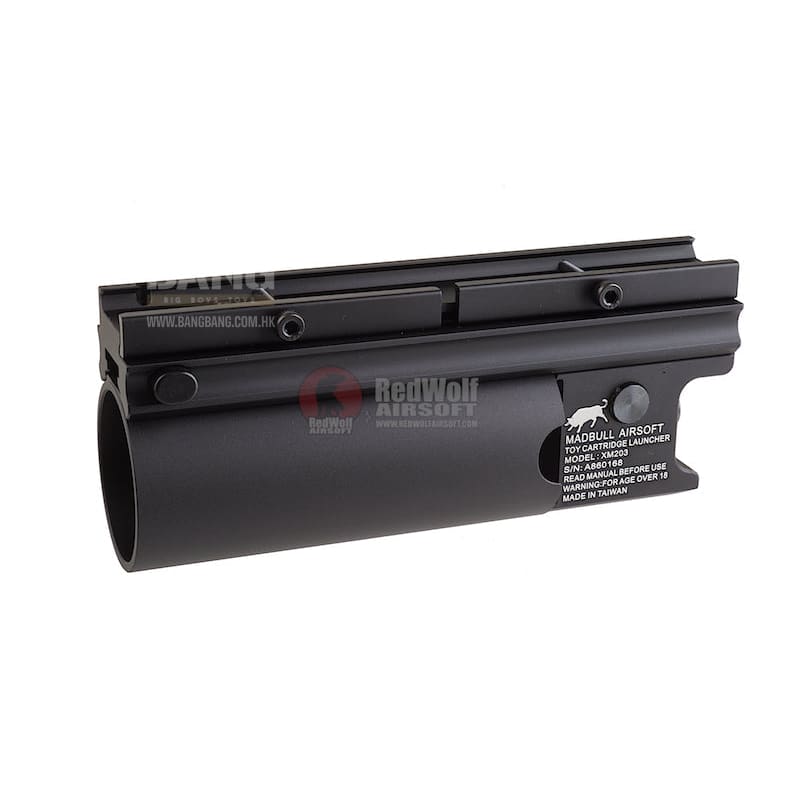 Madbull XM203 BB Launcher Black (Short) - Bang Bang Airsoft
