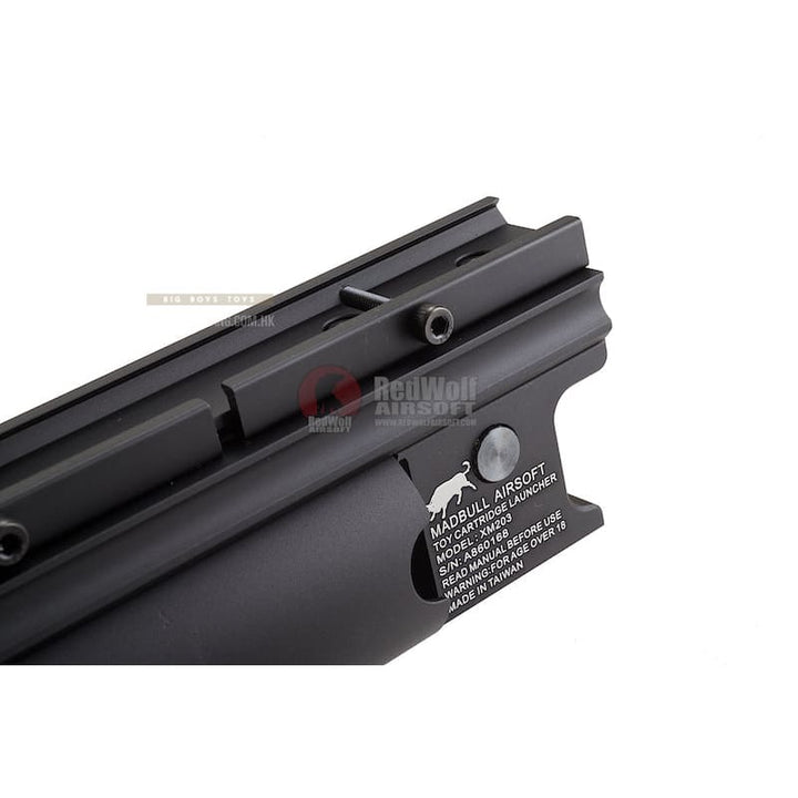 Madbull XM203 BB Launcher Black (Short) - Bang Bang Airsoft