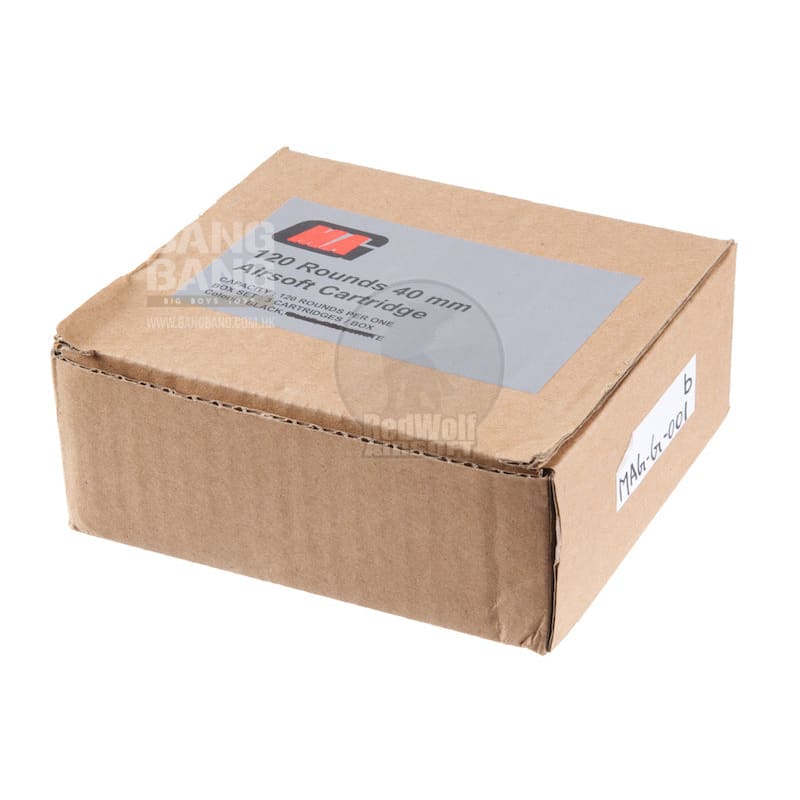 MAG 120rds 40mm Airsoft Cartridge Box Set (3 pack) (Black) - Bang Bang Airsoft