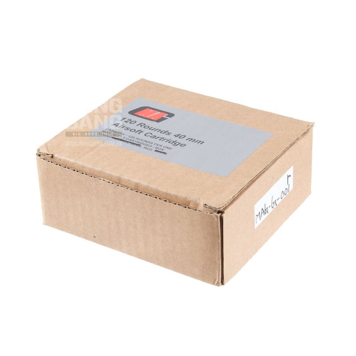 MAG 120rds 40mm Airsoft Cartridge Box Set (3 pack) (Red) - Bang Bang Airsoft