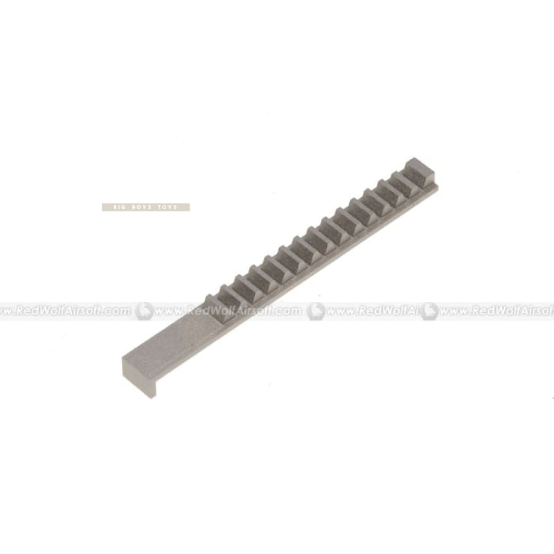 MAG Chrome Steel Piston Rack Gear for Systema PTW Series - Bang Bang Airsoft