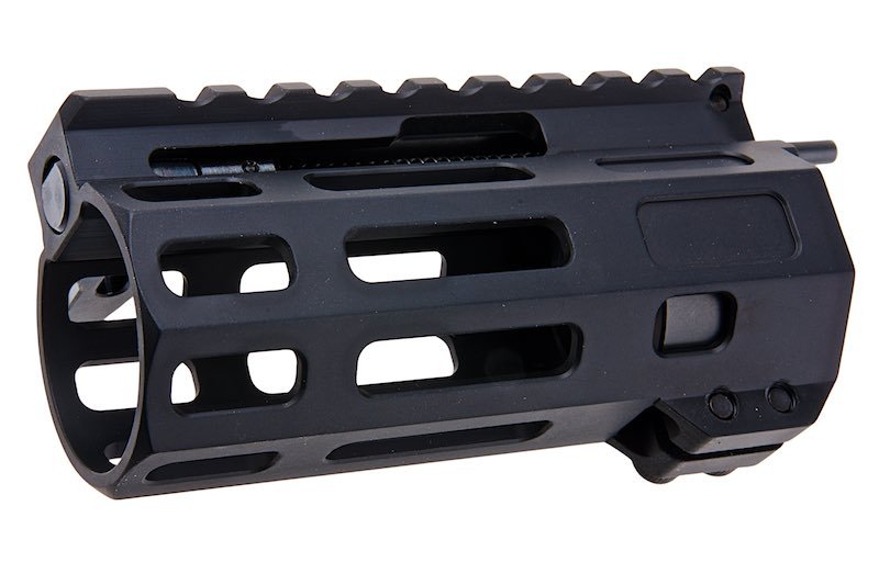Maple Leaf 'Front Charging' M - Lok Handguard for WE / VFC / GHK M4 GBBR (CNC, 4 inch, Black) - Bang Bang Airsoft