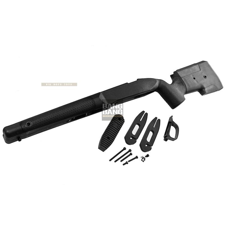 Maple Leaf MLC S1 Rifle Stock for VSR - 10 Series - Black - Bang Bang Airsoft