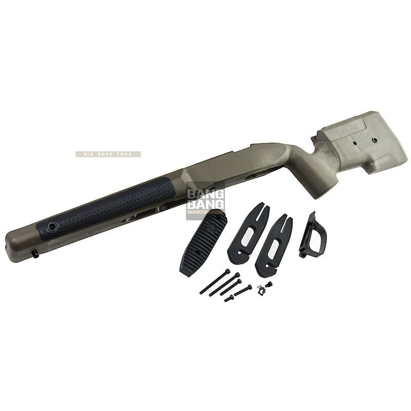 Maple Leaf MLC S1 Rifle Stock for VSR - 10 Series - OD - Bang Bang Airsoft