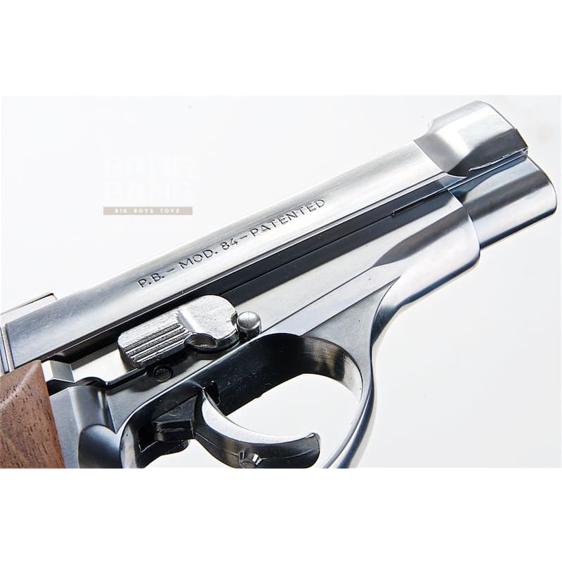 Marushin M84 Model Gun (Silver ABS Enhanced Version, Walnut Grip) - Bang Bang Airsoft