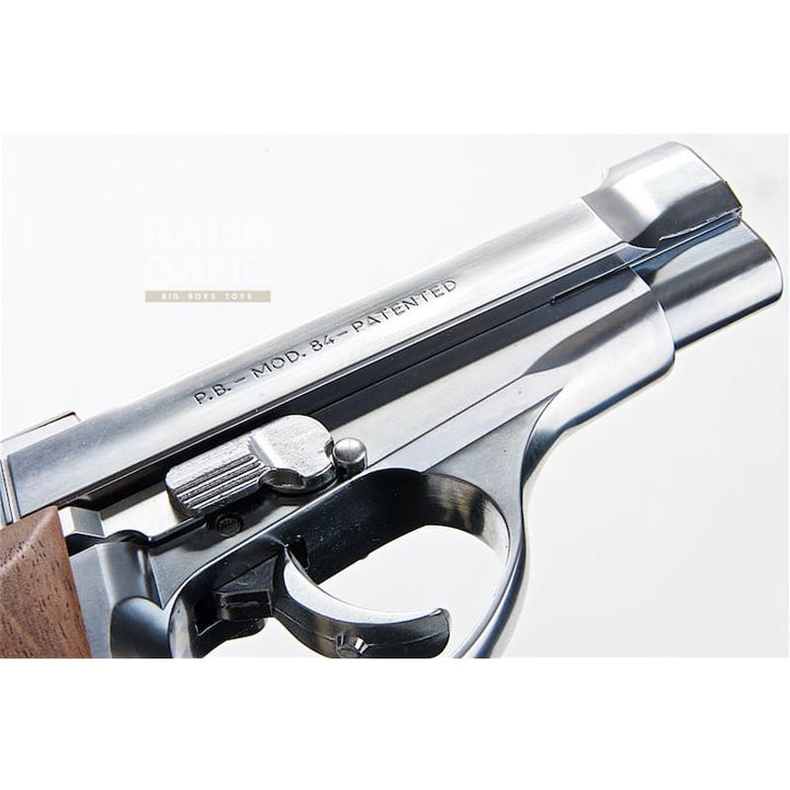 Marushin M84 Model Gun (Silver ABS Enhanced Version, Walnut Grip) - Bang Bang Airsoft