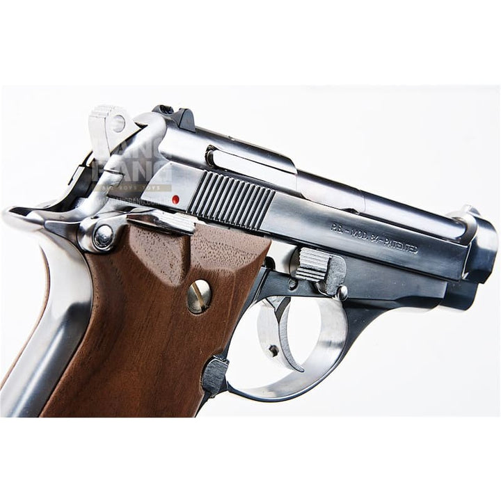 Marushin M84 Model Gun (Silver ABS Enhanced Version, Walnut Grip) - Bang Bang Airsoft