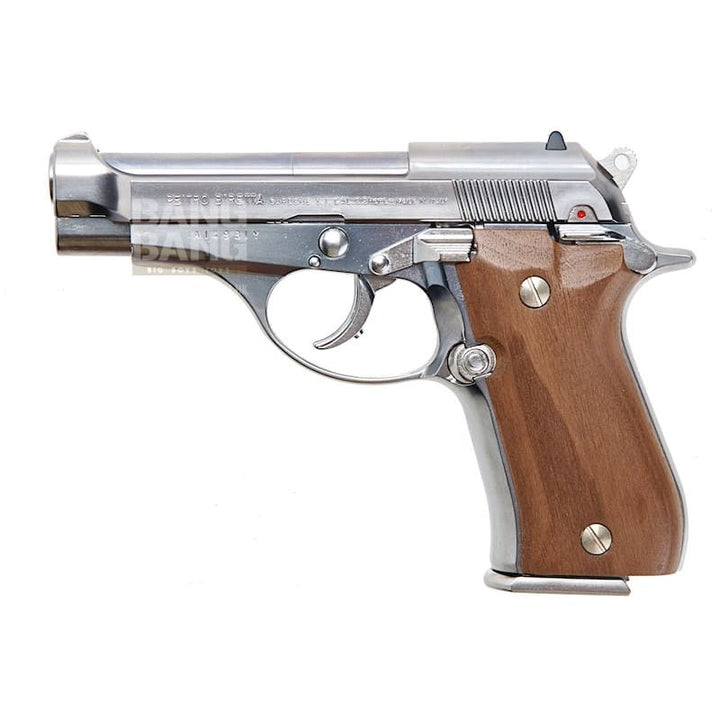 Marushin M84 Model Gun (Silver ABS Enhanced Version, Walnut Grip) - Bang Bang Airsoft