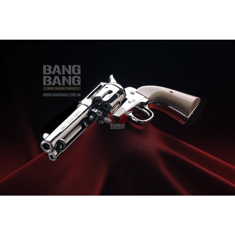 Marushin SAA.45 Peacemaker X - Cartridge 6mmBB (Nickel Silver) - Bang Bang Airsoft