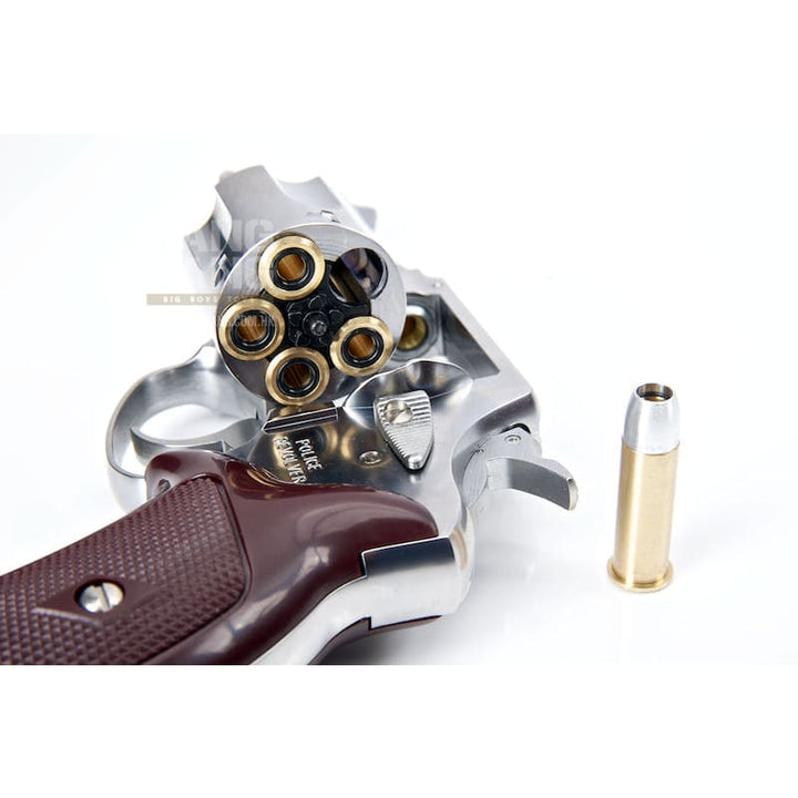 Marushin X Cartridge Police Revolver 3 Inch (Silver/ABS) 6mm - Bang Bang Airsoft