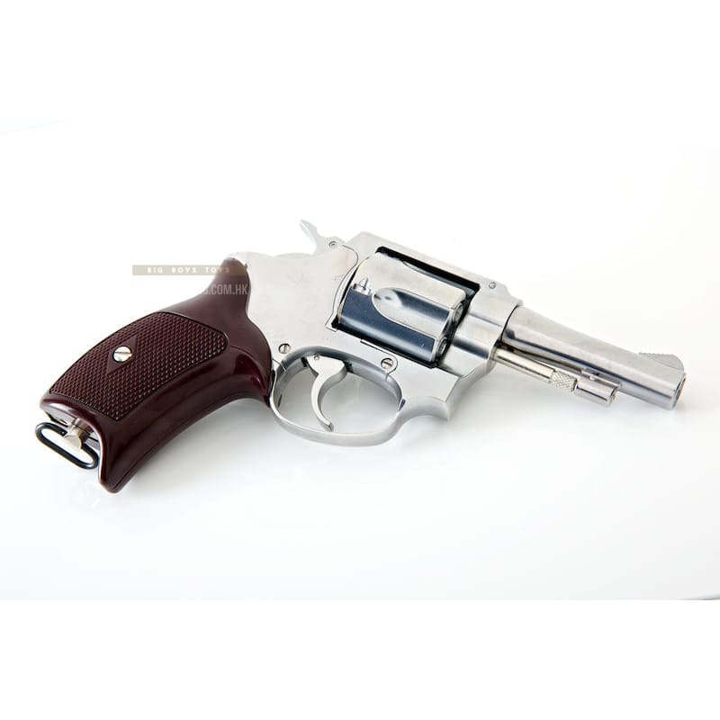 Marushin X Cartridge Police Revolver 3 Inch (Silver/ABS) 6mm - Bang Bang Airsoft