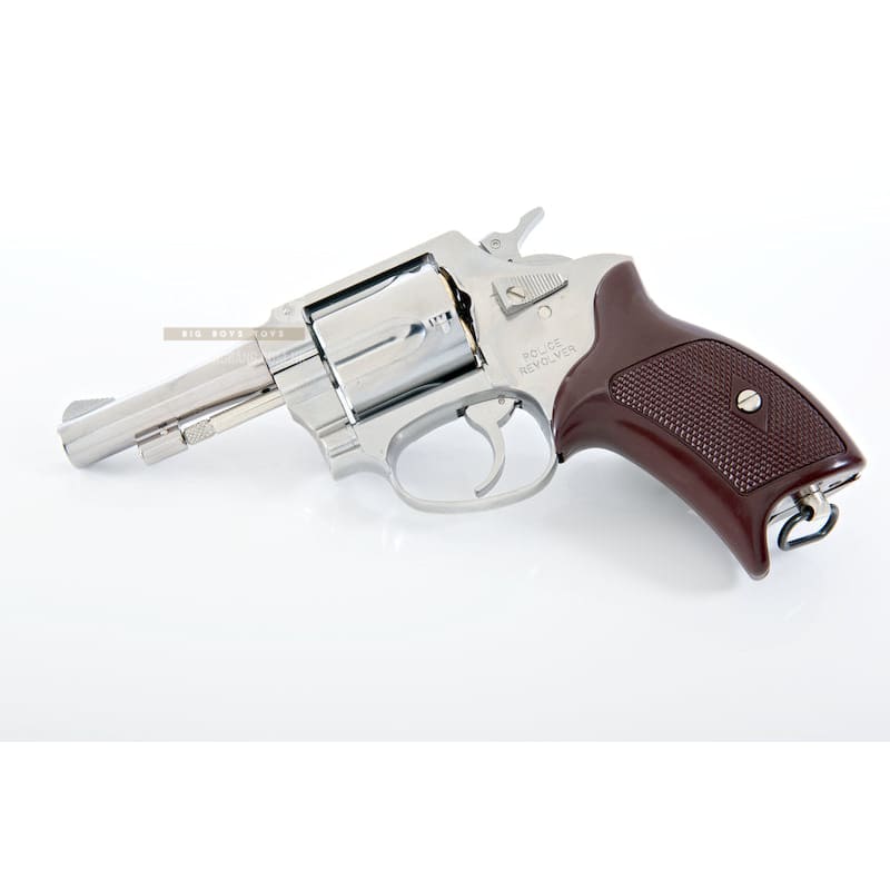 Marushin X Cartridge Police Revolver 3 Inch (Silver/ABS) 6mm - Bang Bang Airsoft