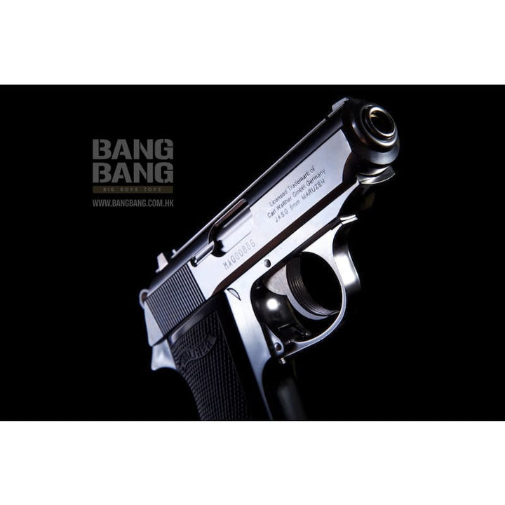 Maruzen PPK/S (New / Silver) (Licensed by Umarex / Walther) - Bang Bang Airsoft