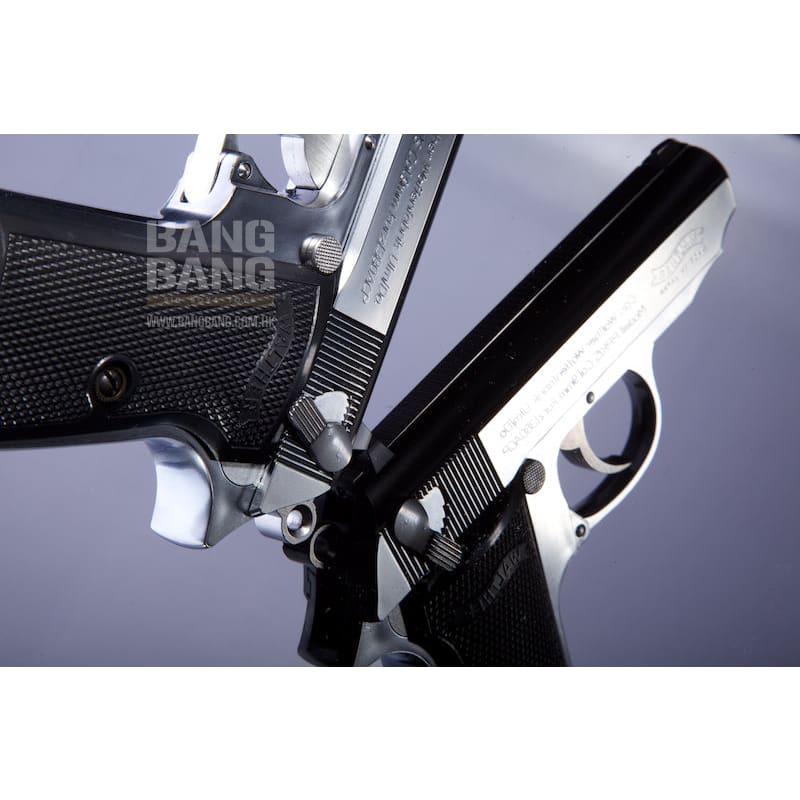 Maruzen PPK/S (New / Silver) (Licensed by Umarex / Walther) - Bang Bang Airsoft