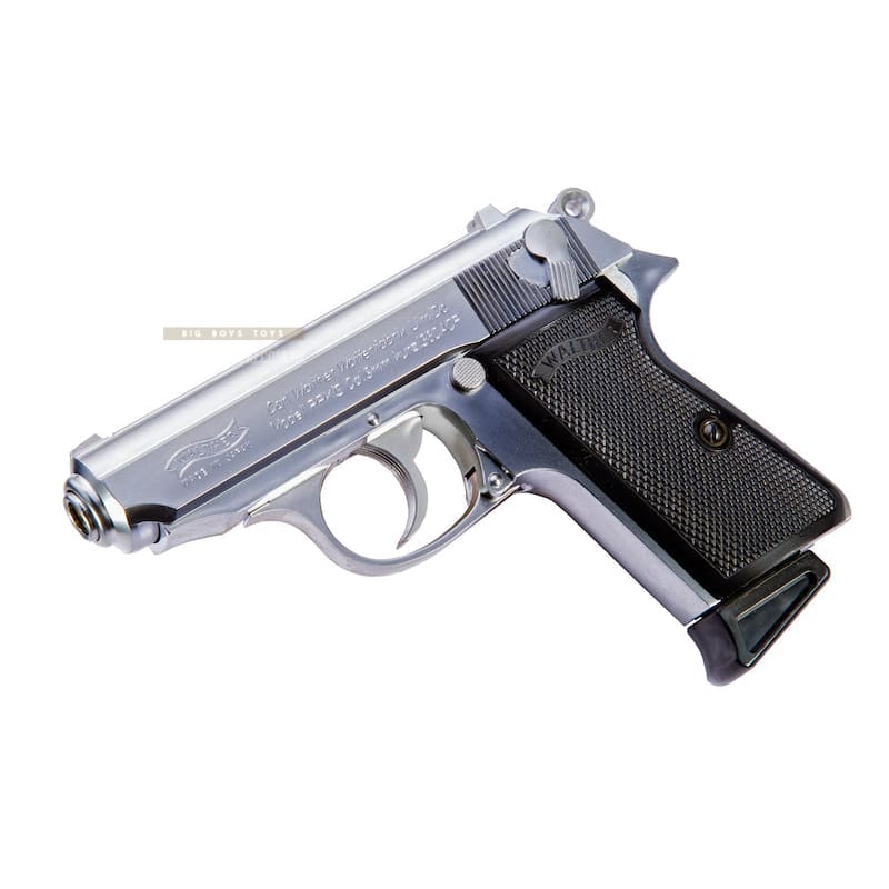 Maruzen PPK/S (New / Silver) (Licensed by Umarex / Walther) - Bang Bang Airsoft