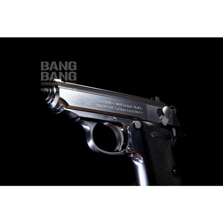 Maruzen PPK/S (New / Silver) (Licensed by Umarex / Walther) - Bang Bang Airsoft