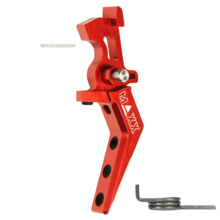 Maxx Model Airsoft CNC Aluminum Advanced Speed Trigger Type A - Red - Bang Bang Airsoft