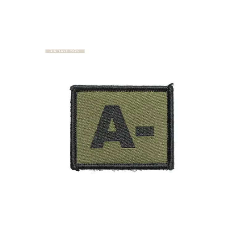 Mg military blood type patch hook & loop free shipping