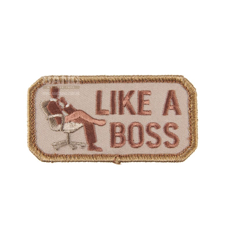 MSM - Like A Boss Patch - Desert - Bang Bang Airsoft