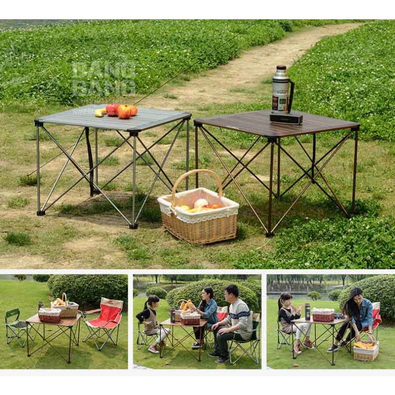 Naturehike Outdoor Aluminum Alloy Folding Table (Large Style) BBQ Picnic Table | Ultra Lightweight (NH16Z016 - L) *** - Bang Bang Airsoft